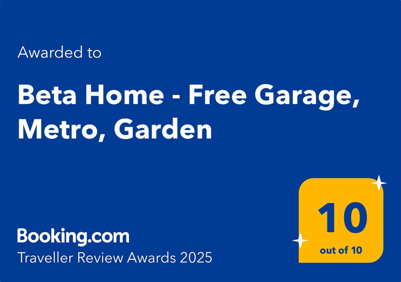 Beta Home - Garage, Air Condition, Garden, At Metro Prága Kültér fotó