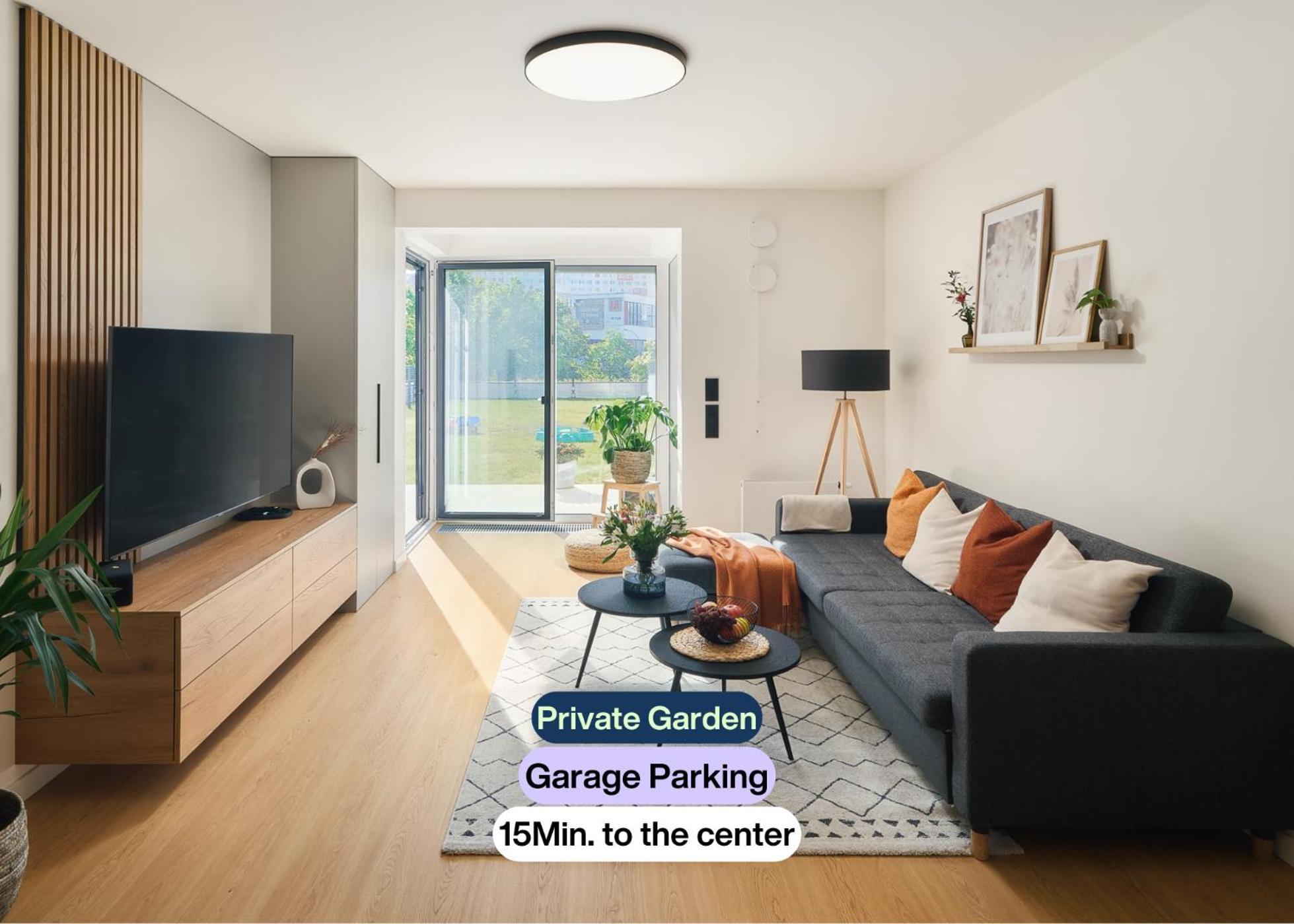 Beta Home - Garage, Air Condition, Garden, At Metro Prága Kültér fotó